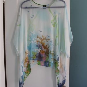 Silk flowy top